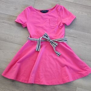 Polo Ralph Lauren Pink Skater Dress Size 5